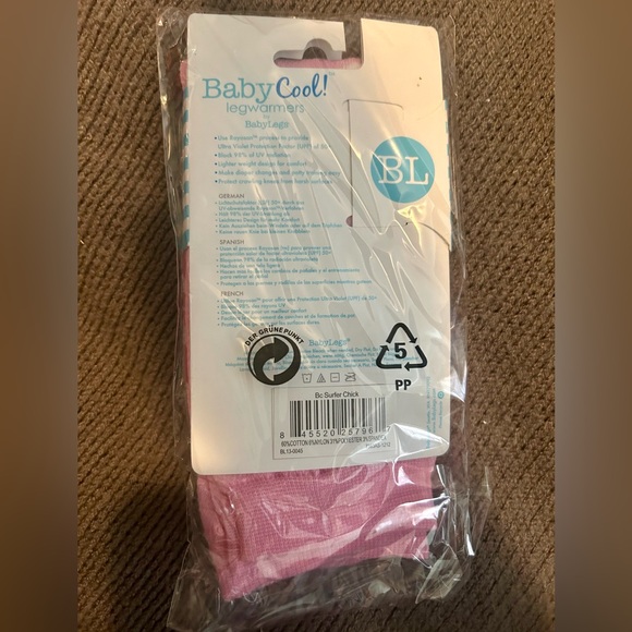 BabyLegs Cool Legwarmers Surfer Chick OS NWT - Picture 2 of 2